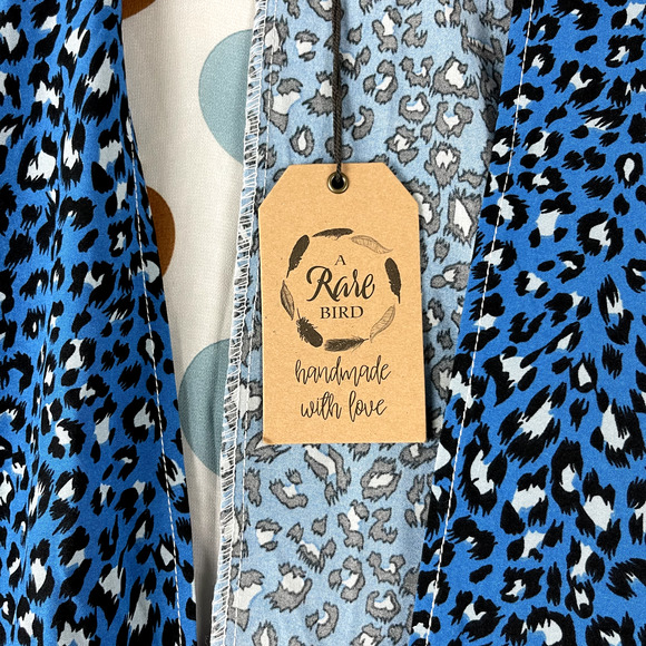 A Rare Bird Poncho Cardigan Womens One Size Ruffle Polka Dot Boho Artsy NEW* - Picture 4 of 14